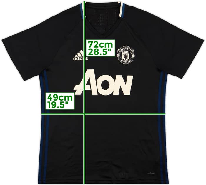 2016-17 Manchester United adizero Training Shirt - 8/10 - (M)