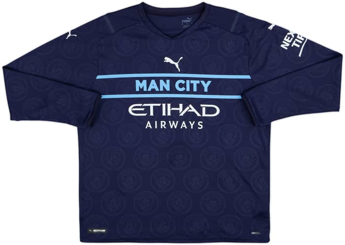 2021-22 Manchester City Third L/S Shirt Foden #47 - 10/10 - (XL)