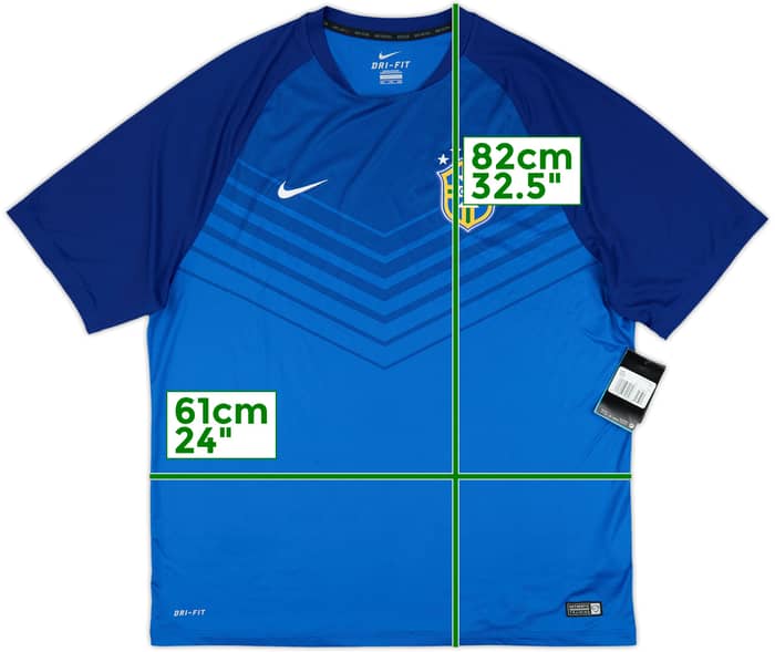 2014 Brazil Nike Training Shirt (XXL)