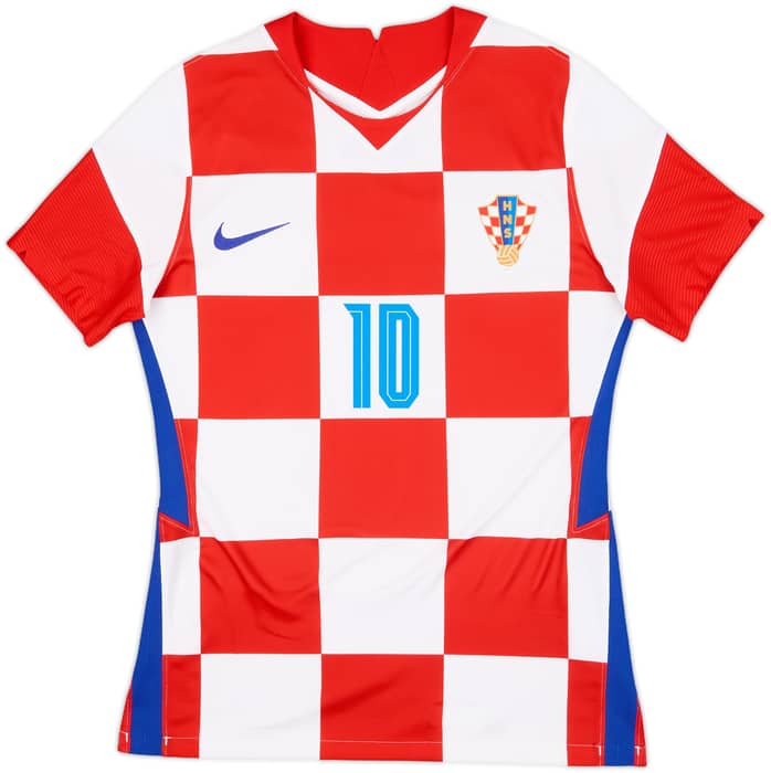 2020-21 Croatia Authentic Home Shirt Modric #10 - 10/10 - (Women's M)