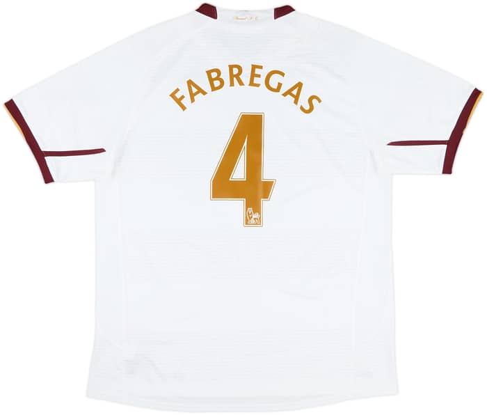 2007-08 Arsenal Away Shirt Fabregas #4 - 5/10 - (L)