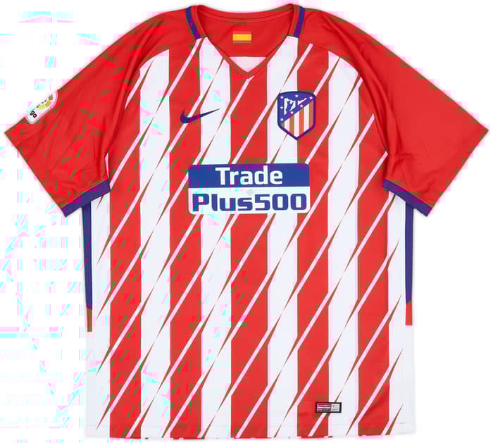 2017-18 Atletico Madrid Home Shirt F.Torres #9 - 10/10 - (XL)