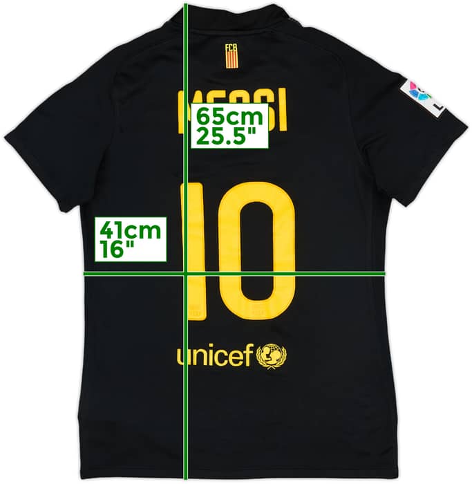2011-12 Barcelona Away Shirt Messi #10 - 8/10 - (Women's S)