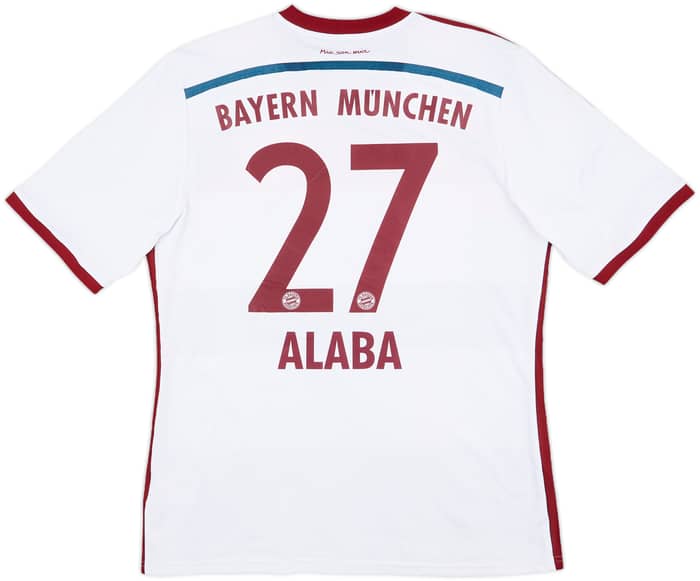 2014-15 Bayern Munich Away Shirt Alaba #27 - 8/10 - (L)