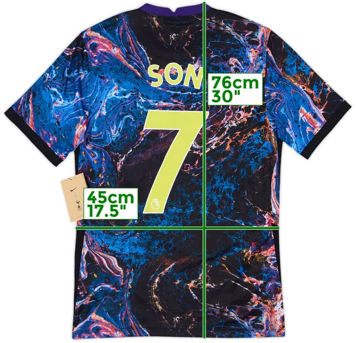 2021-22 Tottenham Away Shirt Son #7 (S)