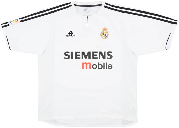 2003-04 Real Madrid Home Shirt Ronaldo #9 - 7/10 - (L)