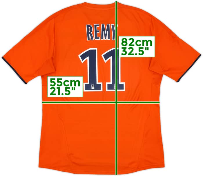 2011-12 Olympique Marseille Third Shirt Remy #11 - 9/10 - (XL)