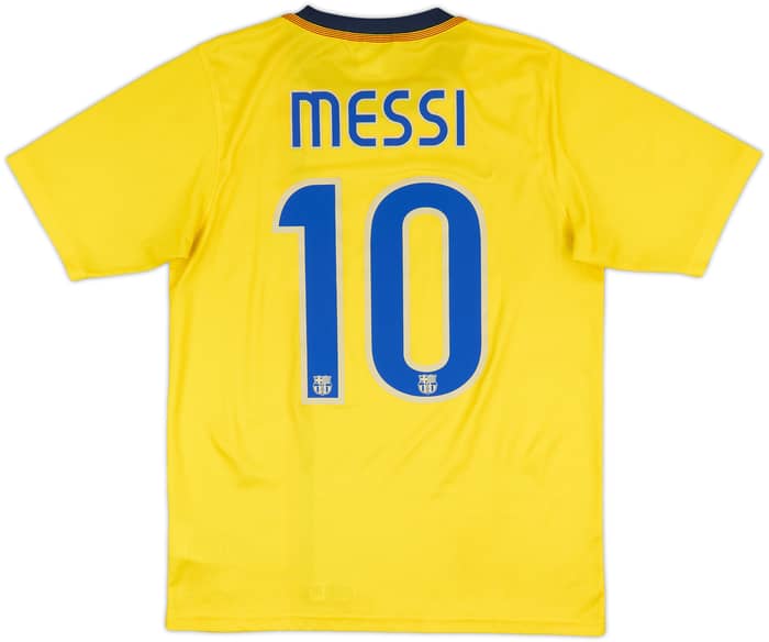 2008-10 Barcelona Basic Away Shirt Messi #10 - 7/10 - (S)