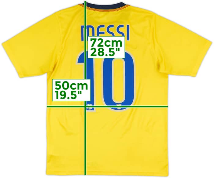 2008-10 Barcelona Basic Away Shirt Messi #10 - 7/10 - (S)