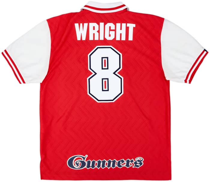1996-98 Arsenal Home Shirt Wright #8 - 8/10 - (L)