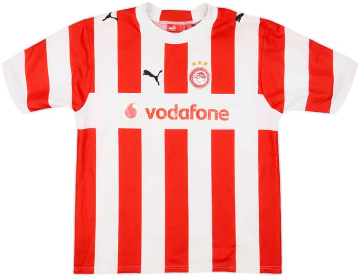 2006-07 Olympiakos Home Shirt - 5/10 - (L.Boys)