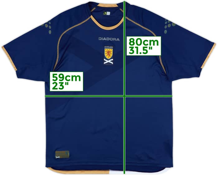 2007-08 Scotland Home Shirt - 6/10 - (XL)