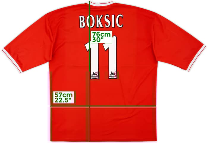 2001-02 Middlesbrough Home Shirt Boksic #11 - 9/10 - (XXL)