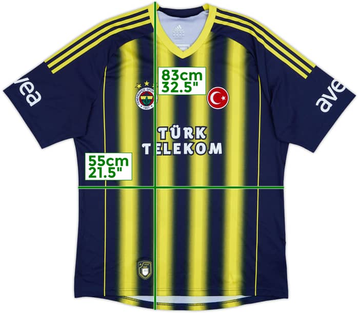 2013-14 Fenerbahce Basic Home Shirt - 9/10 - (XL)