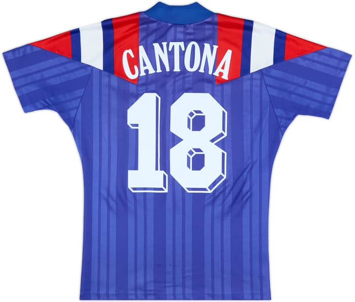 1992-94 France Home Shirt Cantona #18 - 7/10 - (S)