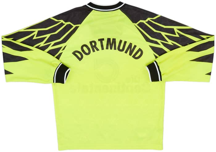 1994-95 Borussia Dortmund Home L/S Shirt - 9/10 - (S)