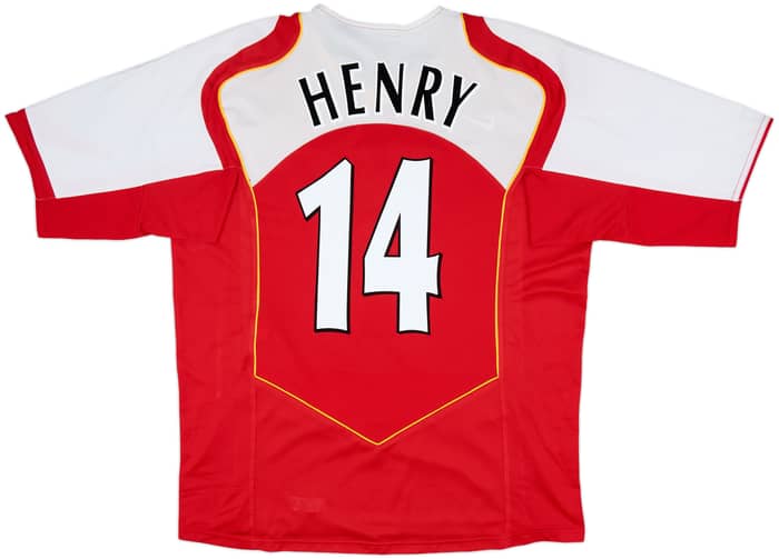 2004-05 Arsenal Home Shirt Henry #14 - 9/10 - (XL)