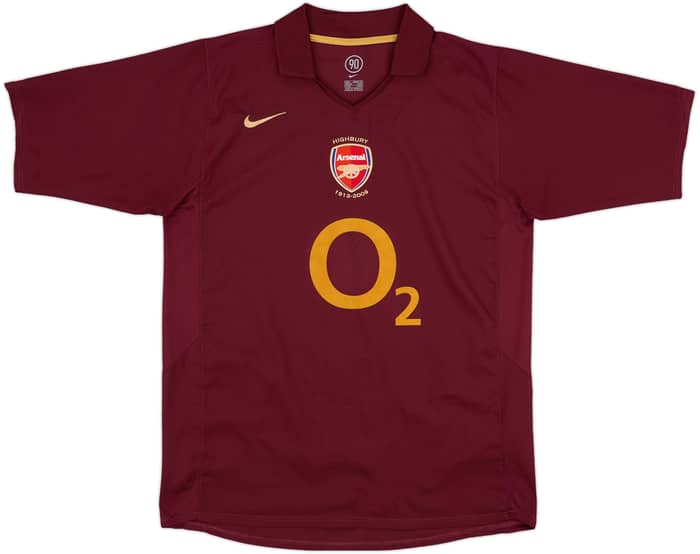 2005-06 Arsenal Home Shirt Bergkamp #10 - 9/10 - (L)
