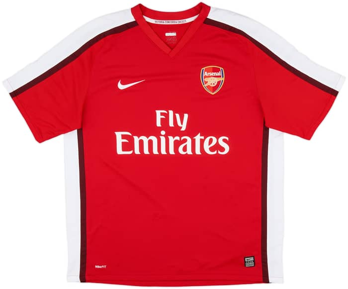 2008-10 Arsenal Home Shirt Fabregas #4 - 9/10 - (L)