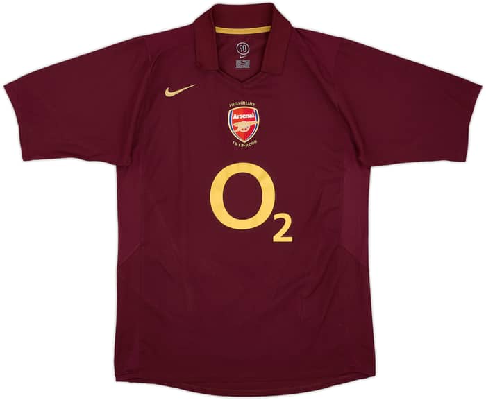 2005-06 Arsenal Home Shirt Bergkamp #10 - 8/10 - (M)