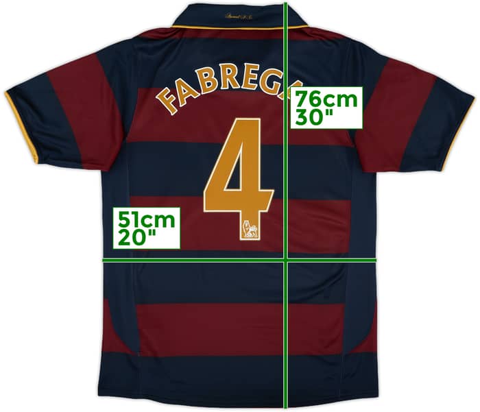 2007-08 Arsenal Third Shirt Fabregas #4 - 9/10 - (S)