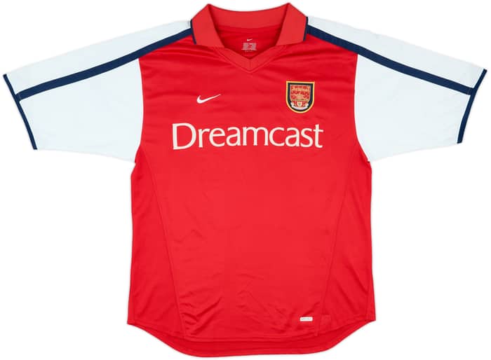 2000-02 Arsenal Home Shirt Bergkamp #10 - 9/10 - (M)