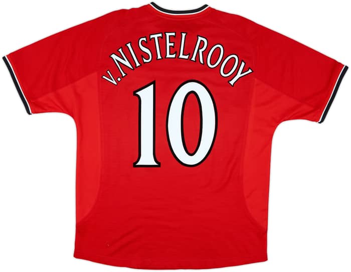 2000-02 Manchester United Home Shirt V.Nistelrooy #10 - 8/10 - (L)