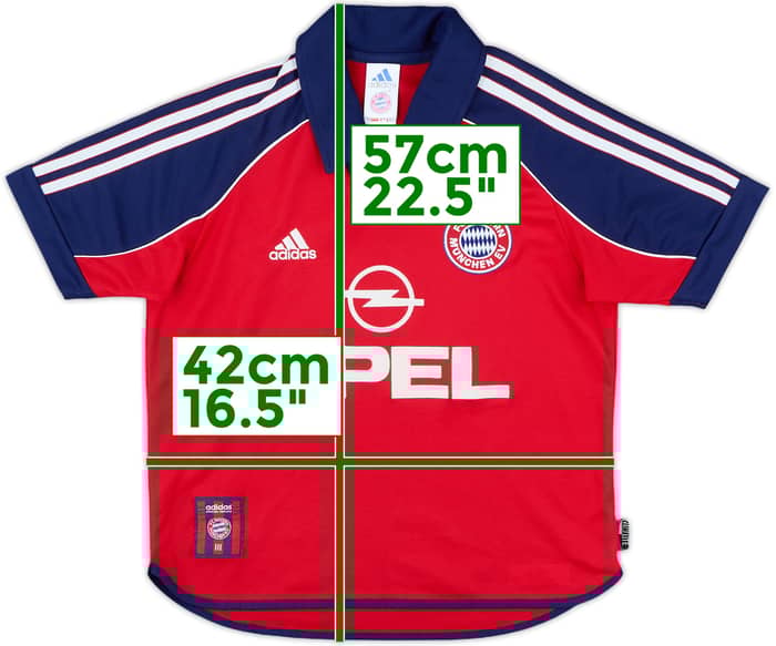1999-01 Bayern Munich Home Shirt - 9/10 - (M.Boys)