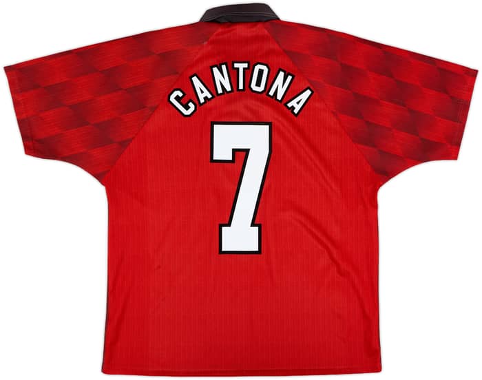1996-98 Manchester United Home Shirt Cantona #7 - 5/10 - (L)