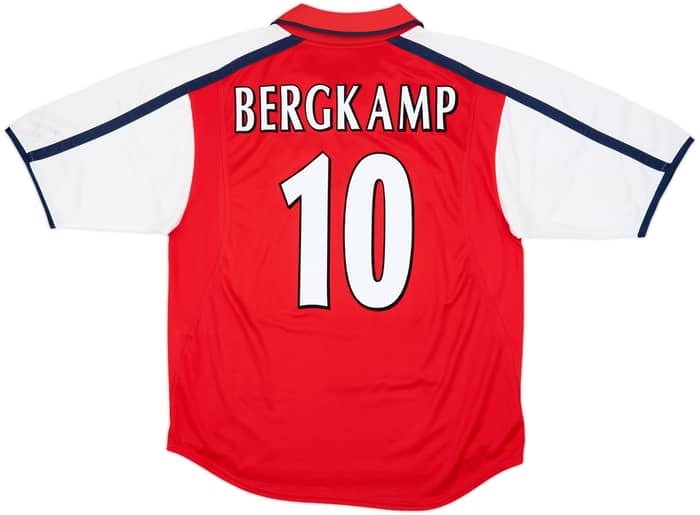 2000-02 Arsenal Home Shirt Bergkamp #10 - 8/10 - (L)