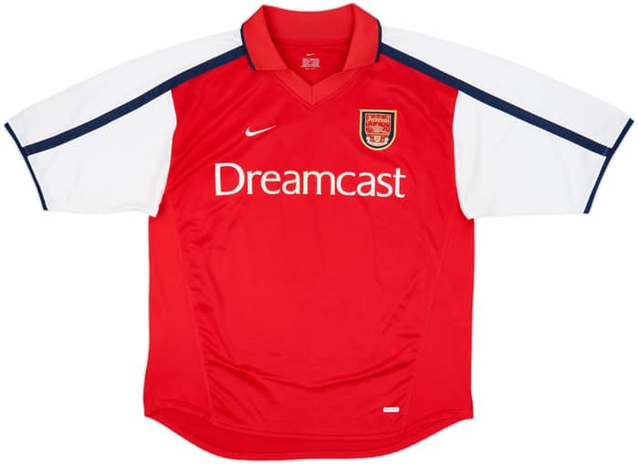 2000-02 Arsenal Home Shirt Bergkamp #10 - 8/10 - (L)