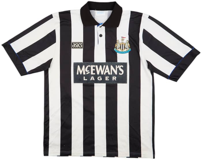 1993-95 Newcastle Home Shirt Cole #9 - 6/10 - (XL)