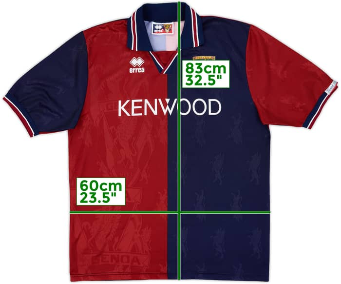 1994-95 Genoa Home Shirt - 6/10 - (XL)