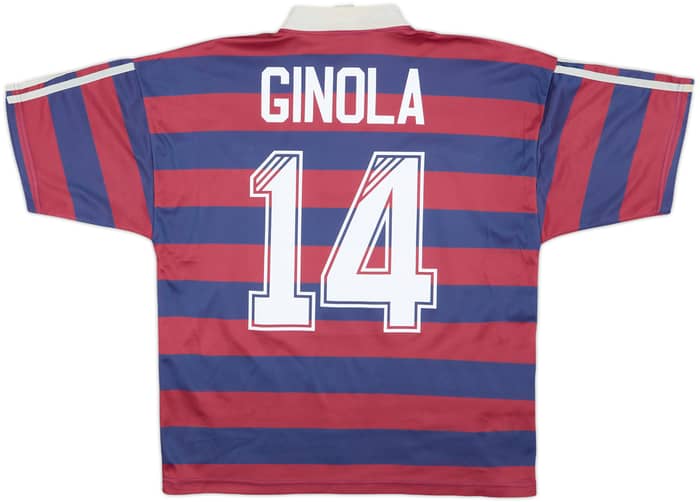 1995-96 Newcastle Away Shirt Ginola #14 - 6/10 - (M)