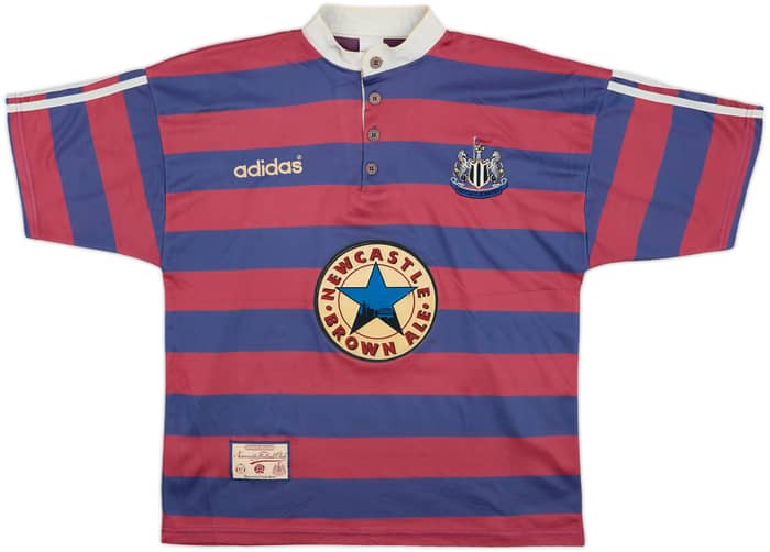 1995-96 Newcastle Away Shirt Ginola #14 - 6/10 - (M)
