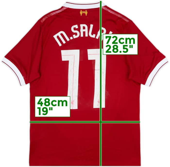 2017-18 Liverpool 125 Years Home Shirt M.Salah #11 - 5/10 - (S)