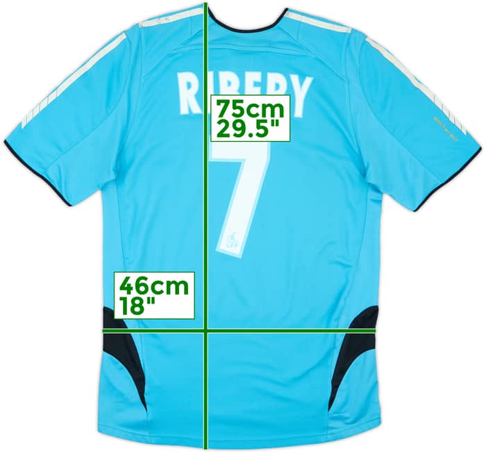 2005-06 Olympique Marseille Away Shirt Ribery #7 - 6/10 - (S)
