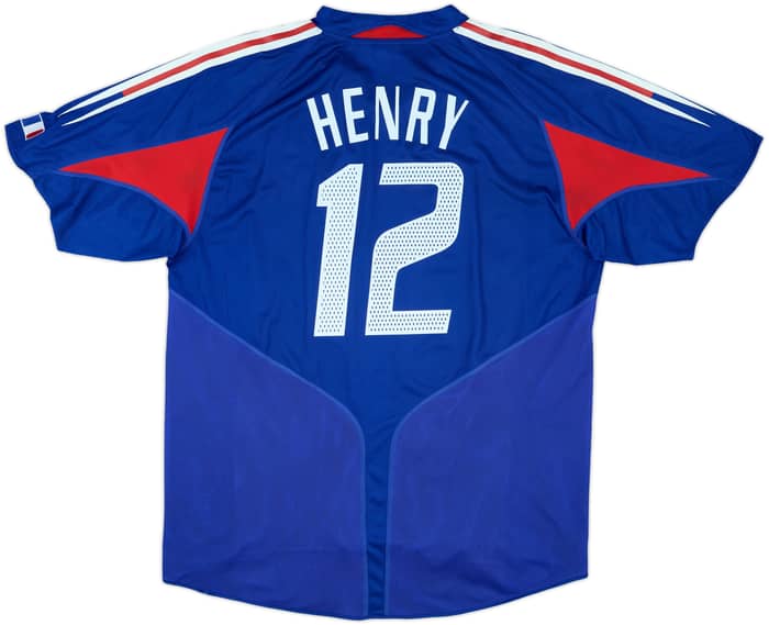 2004-06 France Home Shirt Henry #12 - 6/10 - (XL)
