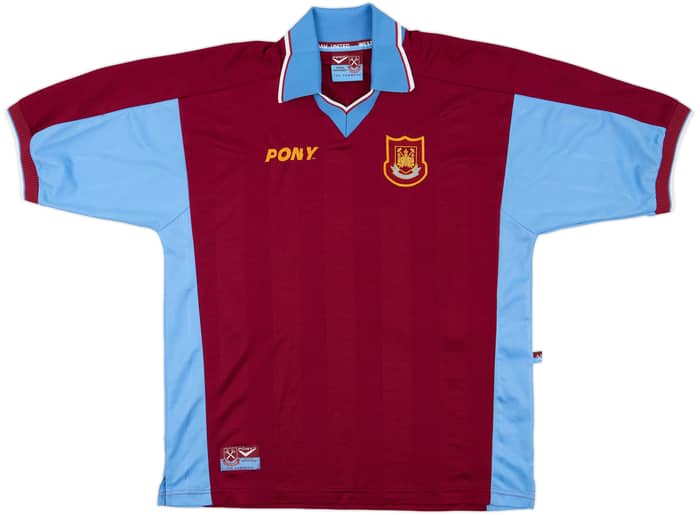 1997-98 West Ham Home Shirt Lampard #18 - 9/10 - (L)