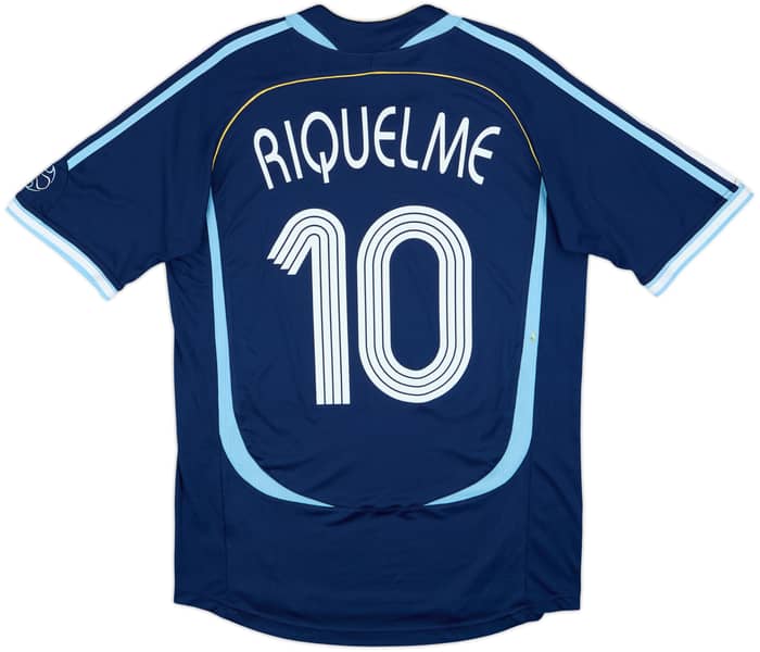 2006-07 Argentina Away Shirt Riquelme #10 - 8/10 - (M)