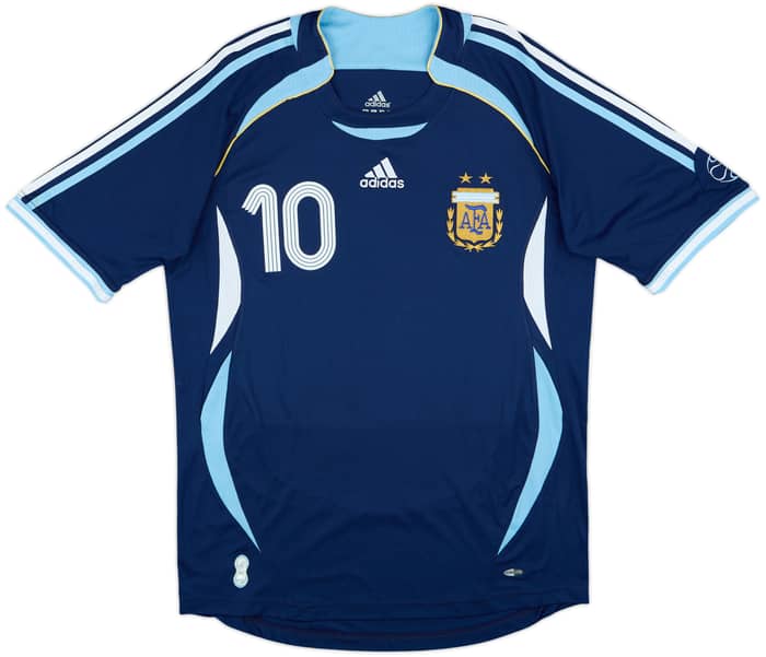 2006-07 Argentina Away Shirt Riquelme #10 - 8/10 - (M)