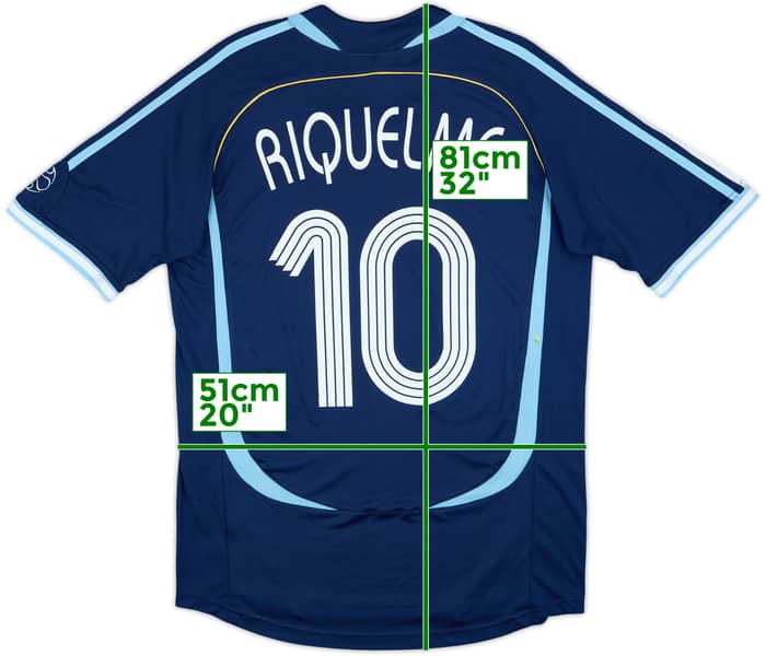 2006-07 Argentina Away Shirt Riquelme #10 - 8/10 - (M)