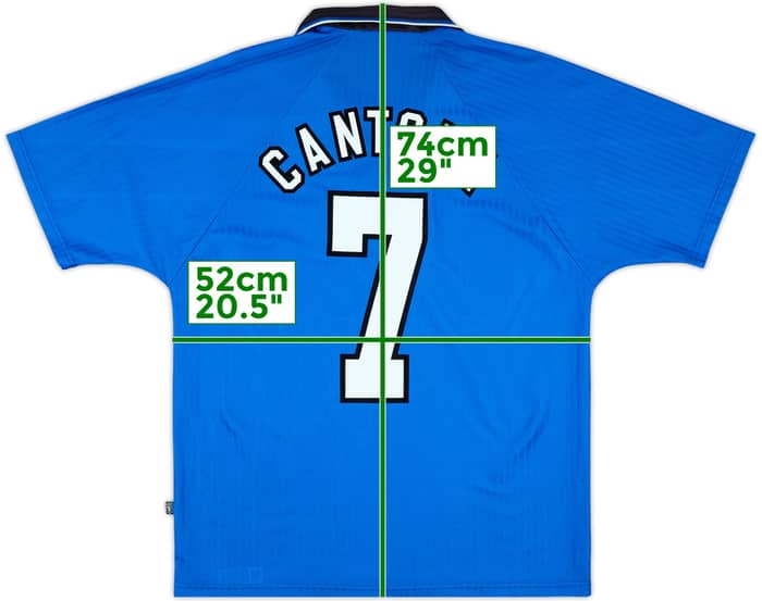 1996-98 Manchester United Third Shirt Cantona #7 - 8/10 - (M)