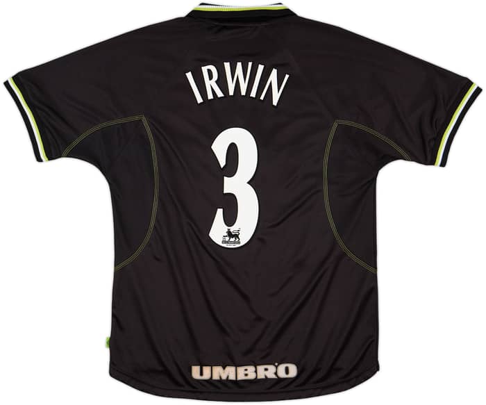 1998-99 Manchester United Third Shirt Irwin #3 - 7/10 - (L)