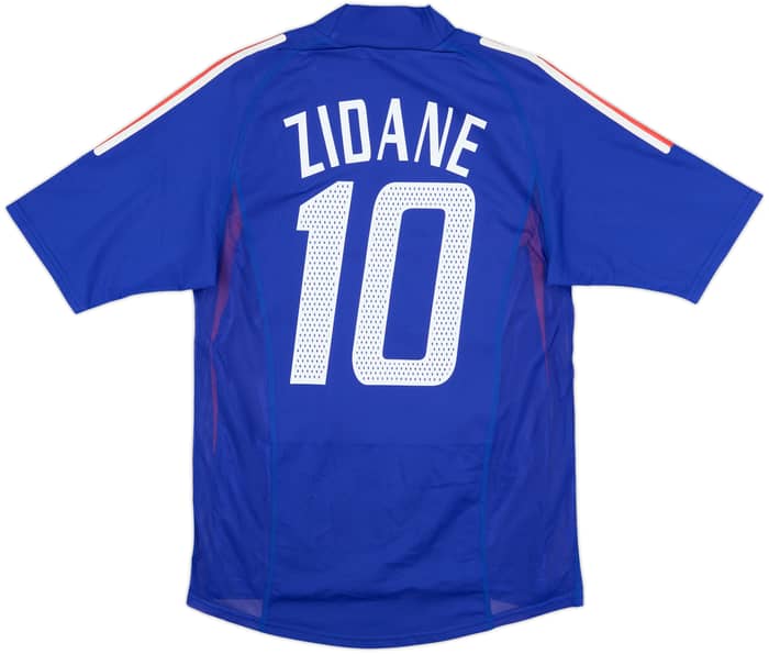 2002-04 France Player Issue Home Shirt Zidane #10 - 7/10 - (S)