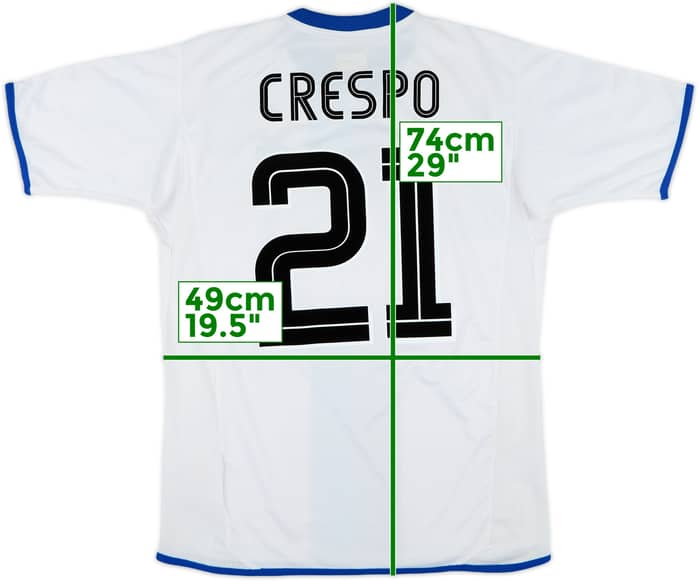 2003-05 Chelsea Away Shirt Crespo #21 - 6/10 - (S)