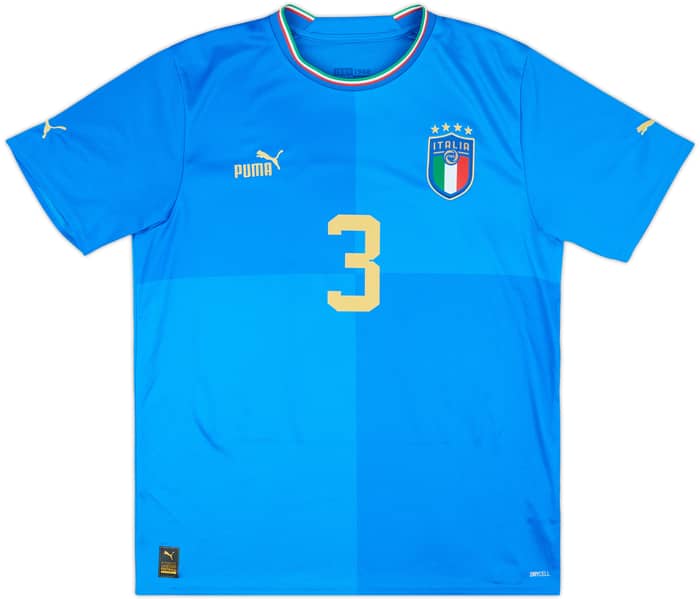 2022-23 Italy Home Shirt Chiellini #3 - 10/10 - (L)