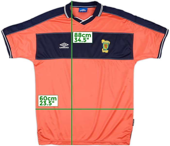 1999-00 Scotland Away Shirt - 9/10 - (XL)