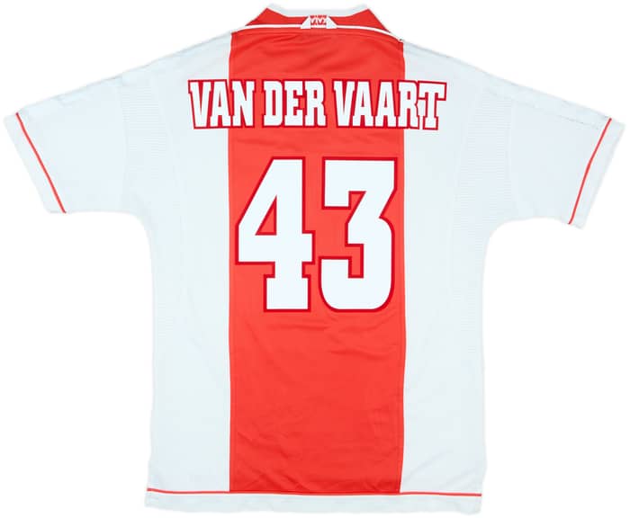 1999-00 Ajax Home Shirt Van Der Vaart #43 - 8/10 - (M)