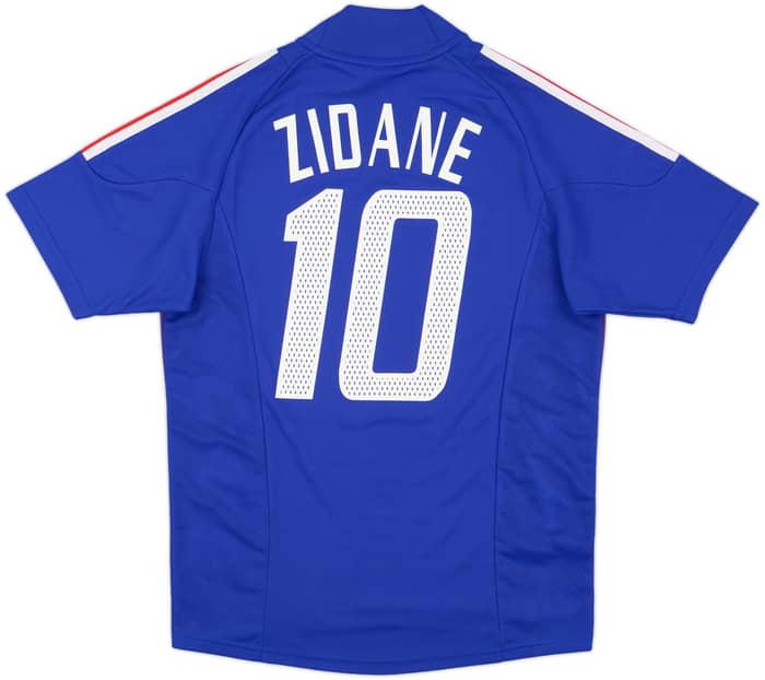 2002-04 France Home Shirt Zidane #10 - 10/10 - (S)